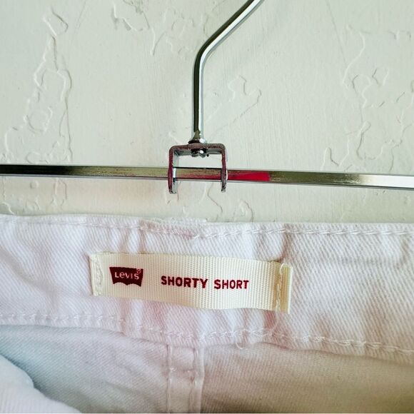 Levi’s Kids White Shorty Short Shorts Size 14 - Picture 3 of 9